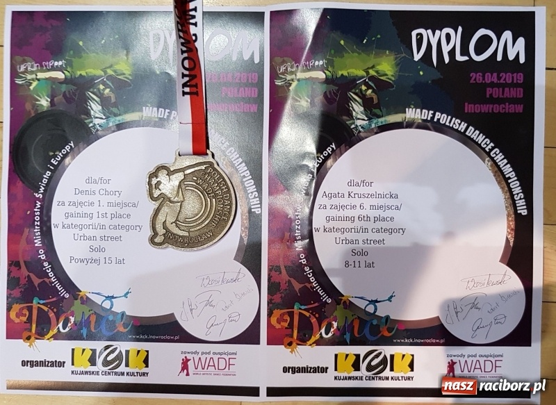 Zdjęcie w galerii na portalu naszraciborz.pl: Tancerze SKAZY z tytułami mistrzów Polski  wiadomości z regionu