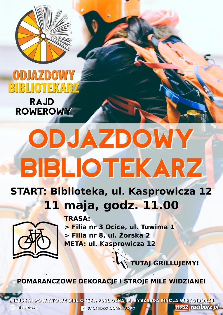 Zdjęcie w galerii na portalu naszraciborz.pl: Sobota na dwóch kółkach z raciborską biblioteką  wiadomości z regionu