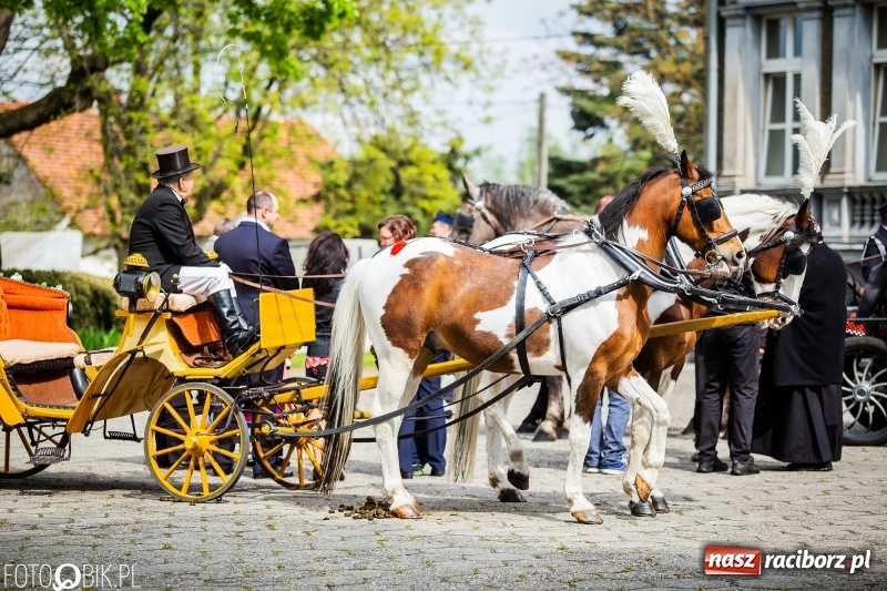 Zdjęcie w galerii na portalu naszraciborz.pl: Konna procesja ku czci św. Floriana w Pogrzebieniu  wiadomości z regionu