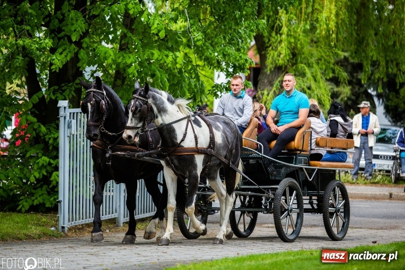 Zdjęcie w galerii na portalu naszraciborz.pl: Konna procesja ku czci św. Floriana w Pogrzebieniu  wiadomości z regionu