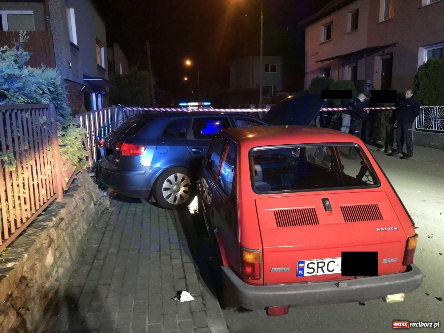 Zdjęcie w galerii na portalu naszraciborz.pl: Rozbił dwa pojazdy i uciekł. Policja ustala, kto kierował mazdą [FOTO]  wiadomości z regionu