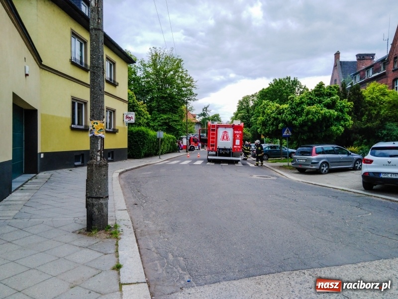 Zdjęcie w galerii na portalu naszraciborz.pl: Podpalenie w starym szpitalu przy ul. Bema [FOTO] wiadomości z regionu