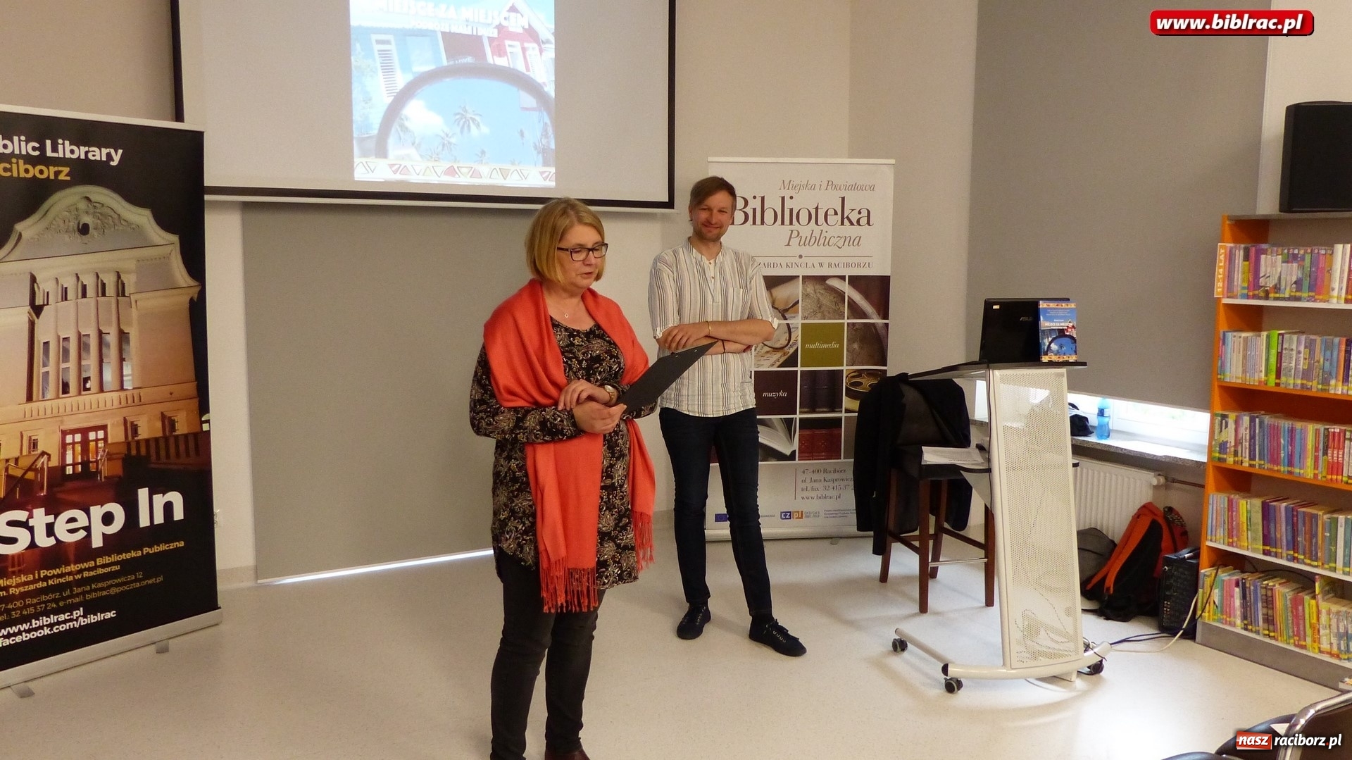 Zdjęcie w galerii na portalu naszraciborz.pl: Etiopia na wyciągnięcie ręki. Michał Szulim gościł w raciborskiej bibliotece wiadomości z regionu