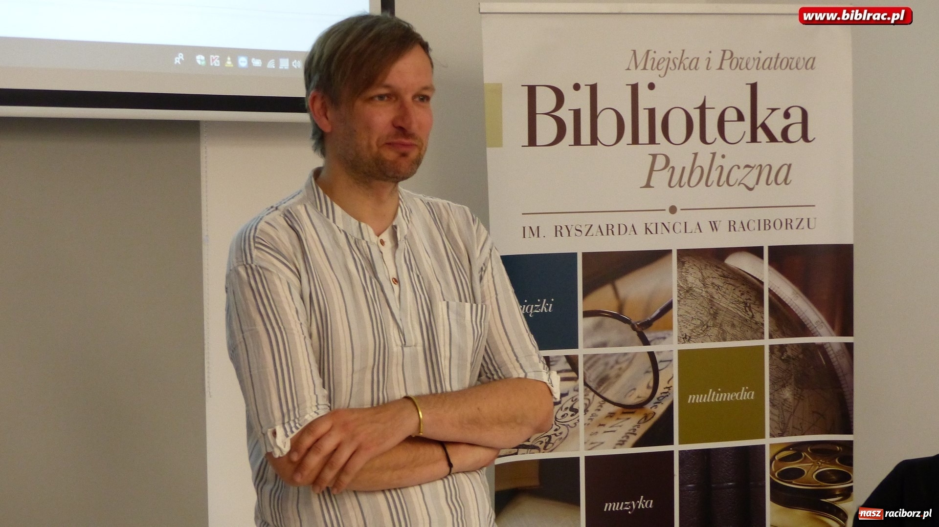 Zdjęcie w galerii na portalu naszraciborz.pl: Etiopia na wyciągnięcie ręki. Michał Szulim gościł w raciborskiej bibliotece wiadomości z regionu