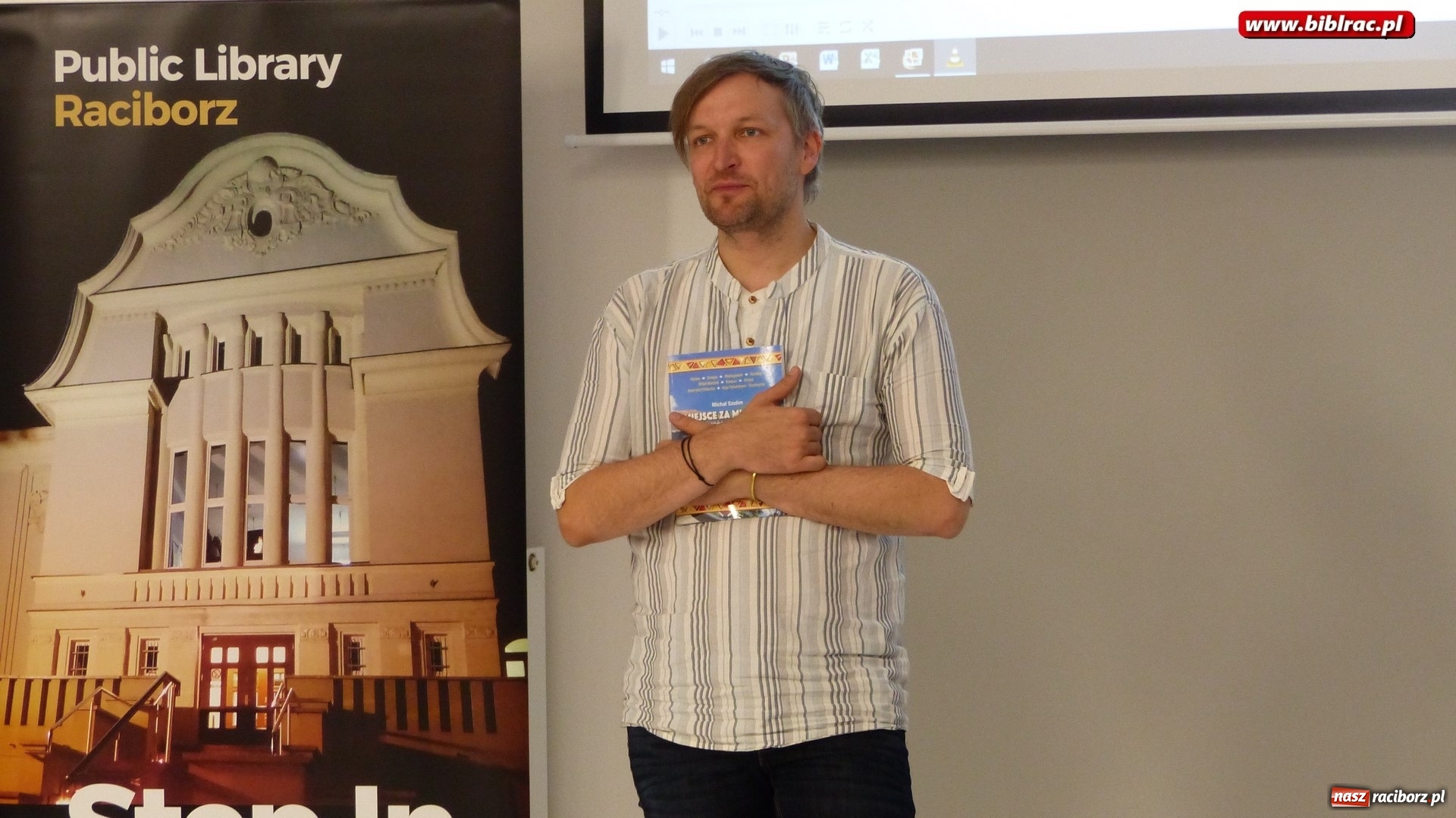 Zdjęcie w galerii na portalu naszraciborz.pl: Etiopia na wyciągnięcie ręki. Michał Szulim gościł w raciborskiej bibliotece wiadomości z regionu