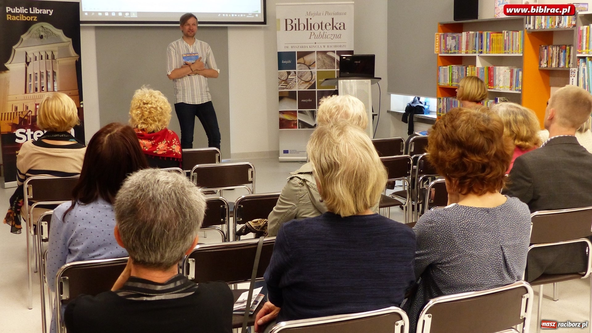 Zdjęcie w galerii na portalu naszraciborz.pl: Etiopia na wyciągnięcie ręki. Michał Szulim gościł w raciborskiej bibliotece wiadomości z regionu