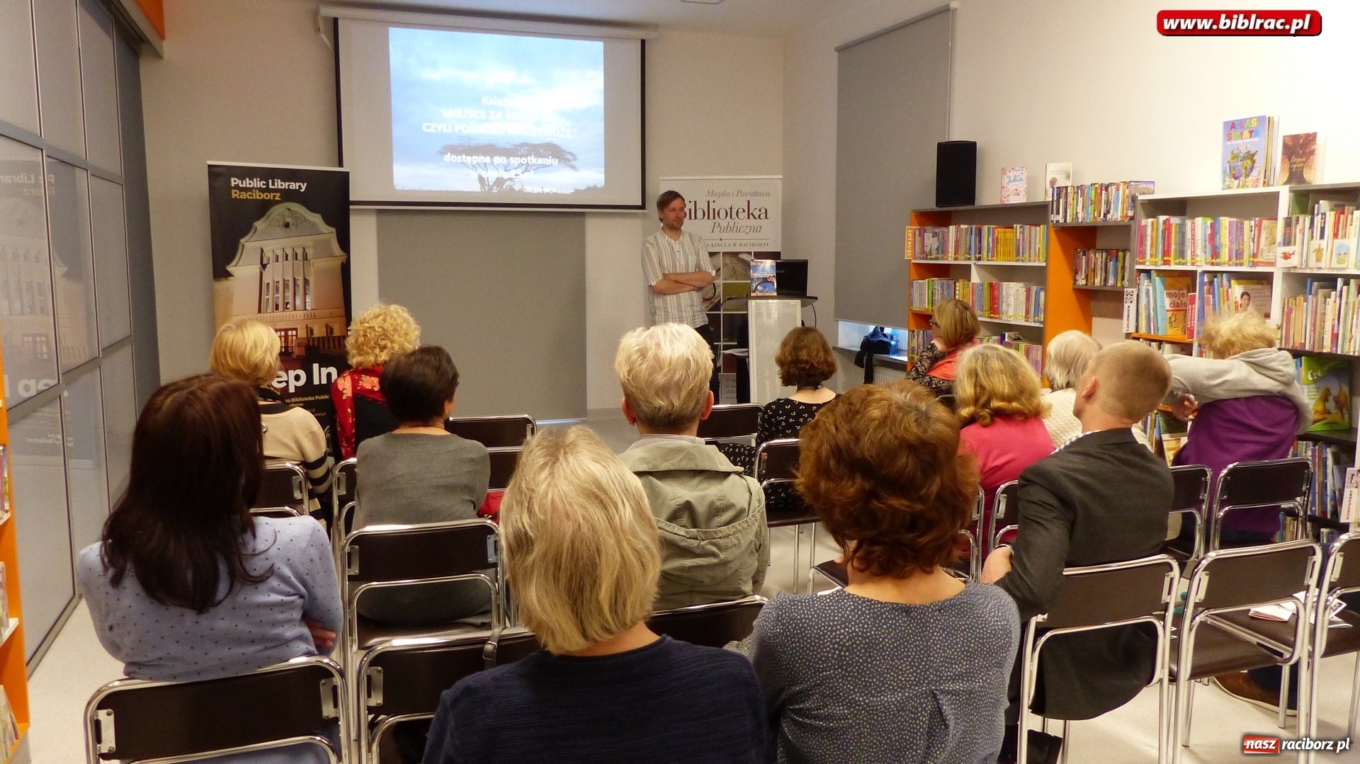 Zdjęcie w galerii na portalu naszraciborz.pl: Etiopia na wyciągnięcie ręki. Michał Szulim gościł w raciborskiej bibliotece wiadomości z regionu