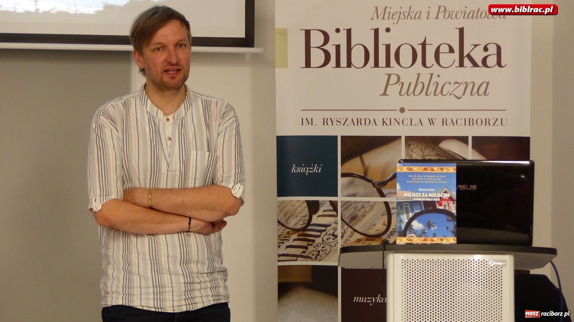 Zdjęcie w galerii na portalu naszraciborz.pl: Etiopia na wyciągnięcie ręki. Michał Szulim gościł w raciborskiej bibliotece wiadomości z regionu