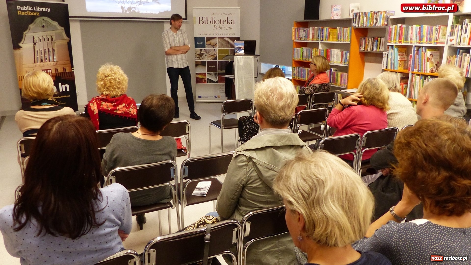 Zdjęcie w galerii na portalu naszraciborz.pl: Etiopia na wyciągnięcie ręki. Michał Szulim gościł w raciborskiej bibliotece wiadomości z regionu