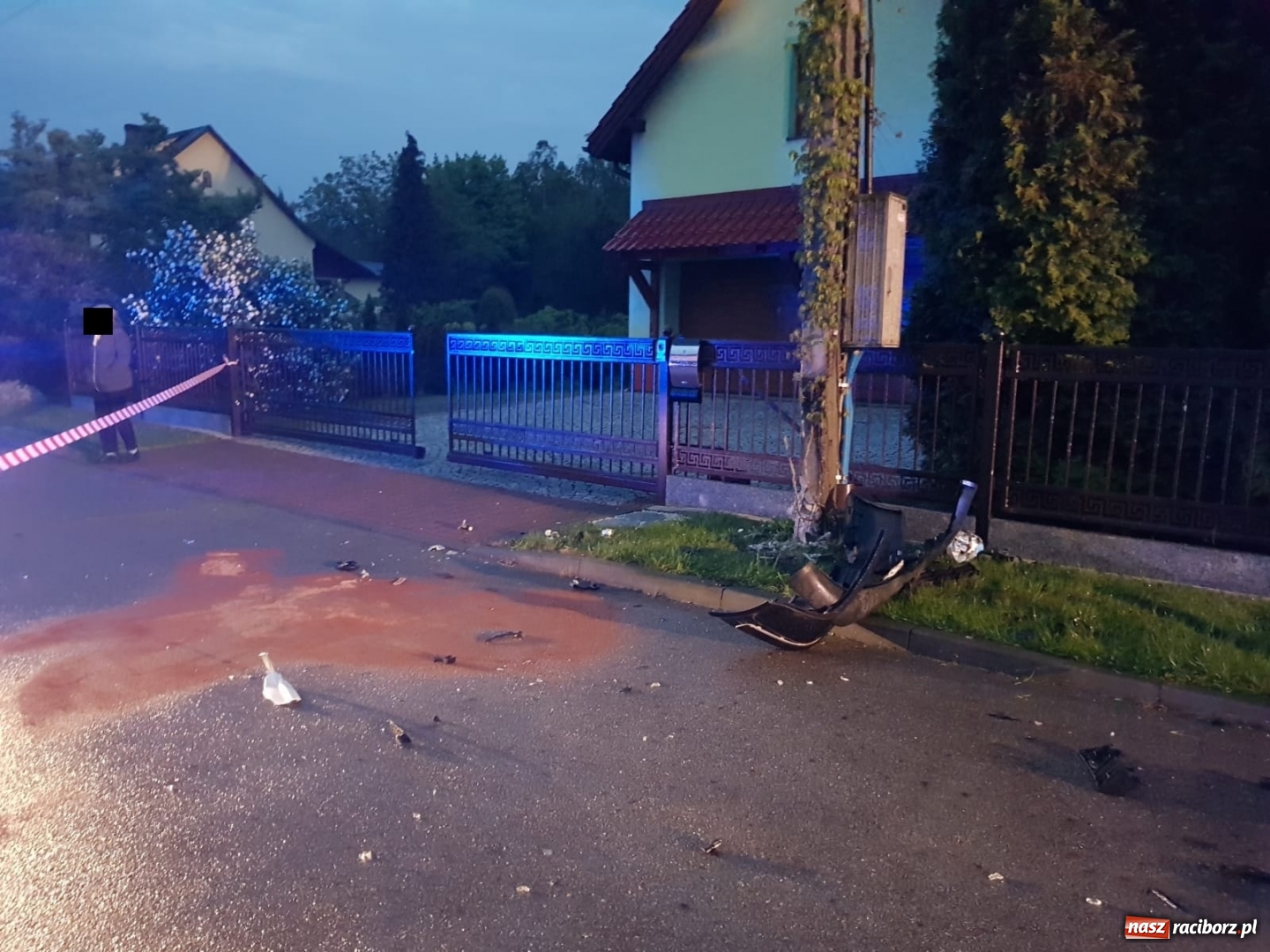 Zdjęcie w galerii na portalu naszraciborz.pl: Młody kierowca mocno przesadził z prędkością [FOTO]  wiadomości z regionu