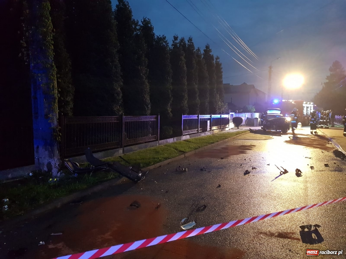 Zdjęcie w galerii na portalu naszraciborz.pl: Młody kierowca mocno przesadził z prędkością [FOTO]  wiadomości z regionu