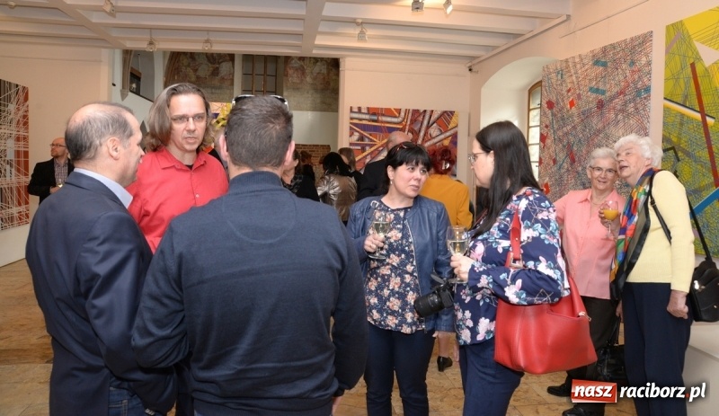 Zdjęcie w galerii na portalu naszraciborz.pl: Bez tytułu. Wystawa prac Mariana Solisza w Muzeum  wiadomości z regionu