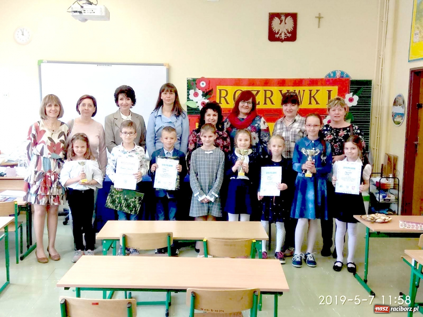 Zdjęcie w galerii na portalu naszraciborz.pl: Mistrz rozrywek umysłowych - III Powiatowy Konkurs  dla klas II w SP18 wiadomości z regionu