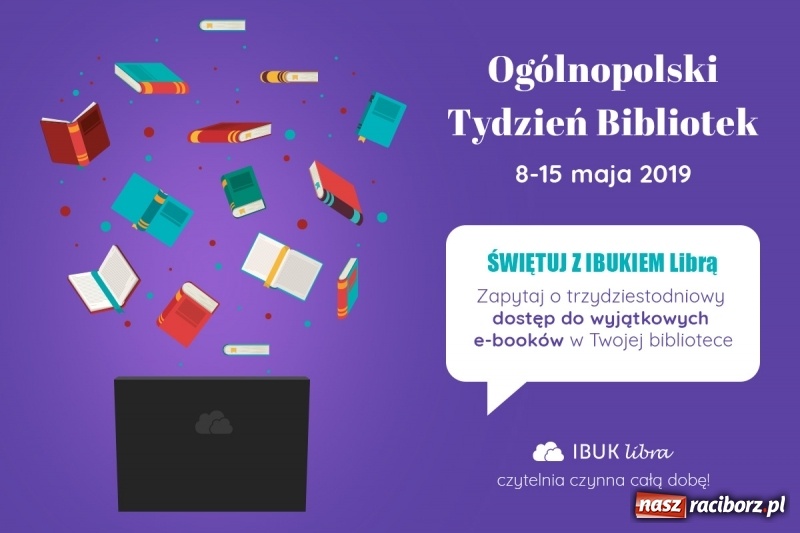 Zdjęcie w galerii na portalu naszraciborz.pl: Maj pełen prezentów od Ibuk Libra i raciborskiej biblioteki wiadomości z regionu