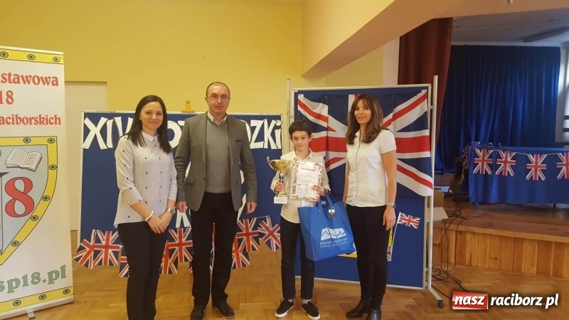 Zdjęcie w galerii na portalu naszraciborz.pl: Raciborzanie zwycięzcami wojewódzkich konkursów językowych w Szkole Podstawowej nr 18 wiadomości z regionu