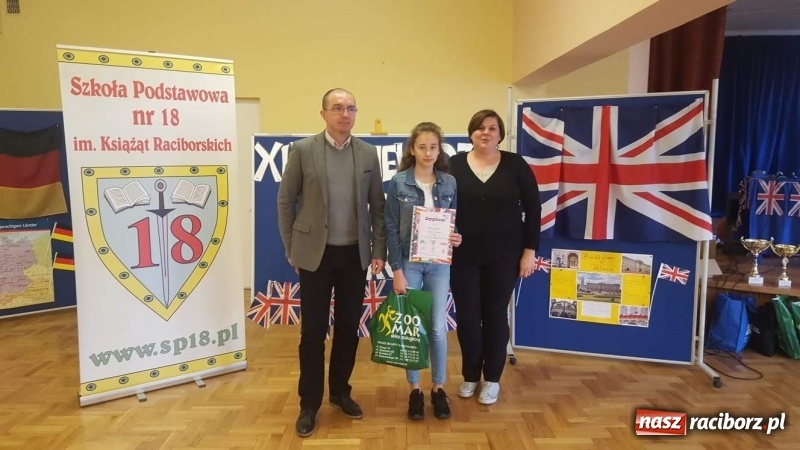 Zdjęcie w galerii na portalu naszraciborz.pl: Raciborzanie zwycięzcami wojewódzkich konkursów językowych w Szkole Podstawowej nr 18 wiadomości z regionu