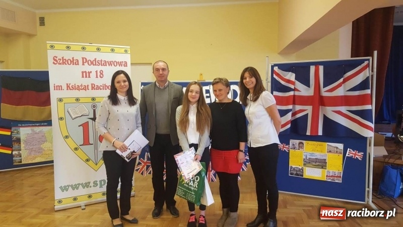 Zdjęcie w galerii na portalu naszraciborz.pl: Raciborzanie zwycięzcami wojewódzkich konkursów językowych w Szkole Podstawowej nr 18 wiadomości z regionu