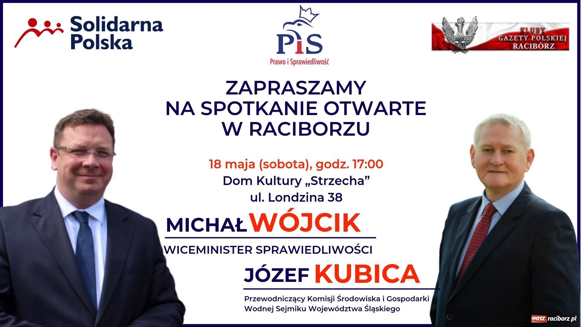 Zdjęcie w galerii na portalu naszraciborz.pl: Wiceminister sprawiedliwości przyjedzie do Raciborza  wiadomości z regionu