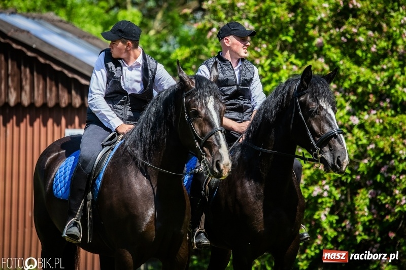 Zdjęcie w galerii na portalu naszraciborz.pl: Pierwsza konna procesja ze świętym Urbanem w Łubowicach wiadomości z regionu