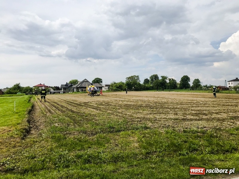 Zdjęcie w galerii na portalu naszraciborz.pl: Pięć osób poszkodowanych w pożarze w Łańcach. Użyli biopaliwa podczas grilla [FOTO i WIDEO]  wiadomości z regionu