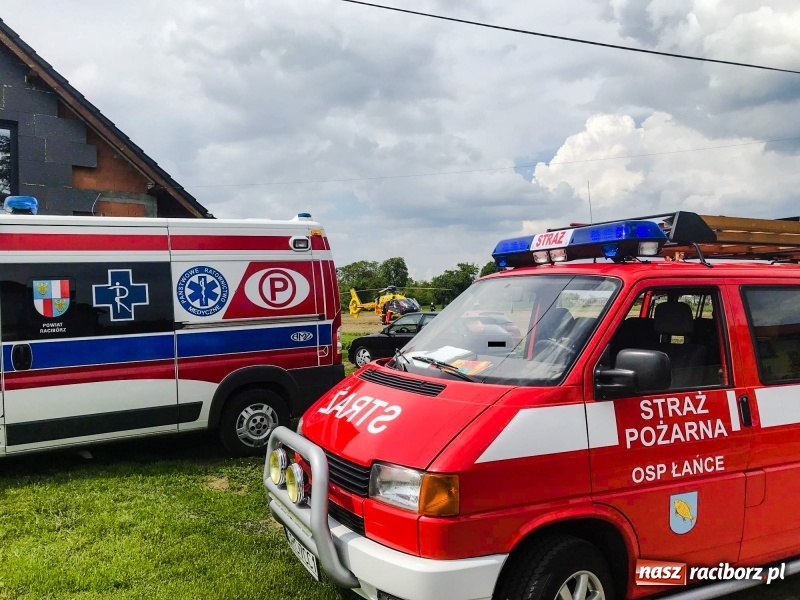 Zdjęcie w galerii na portalu naszraciborz.pl: Pięć osób poszkodowanych w pożarze w Łańcach. Użyli biopaliwa podczas grilla [FOTO i WIDEO]  wiadomości z regionu