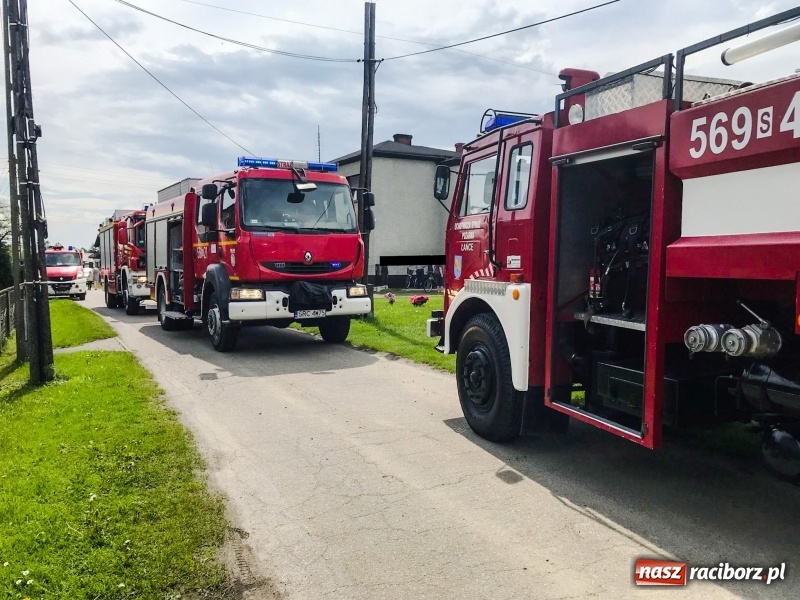 Zdjęcie w galerii na portalu naszraciborz.pl: Pięć osób poszkodowanych w pożarze w Łańcach. Użyli biopaliwa podczas grilla [FOTO i WIDEO]  wiadomości z regionu