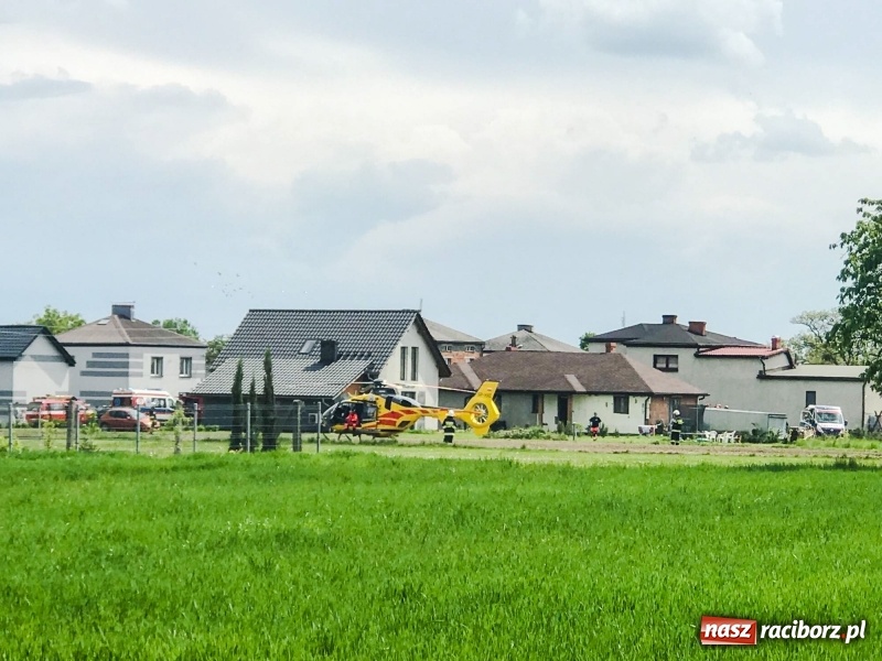 Zdjęcie w galerii na portalu naszraciborz.pl: Pięć osób poszkodowanych w pożarze w Łańcach. Użyli biopaliwa podczas grilla [FOTO i WIDEO]  wiadomości z regionu