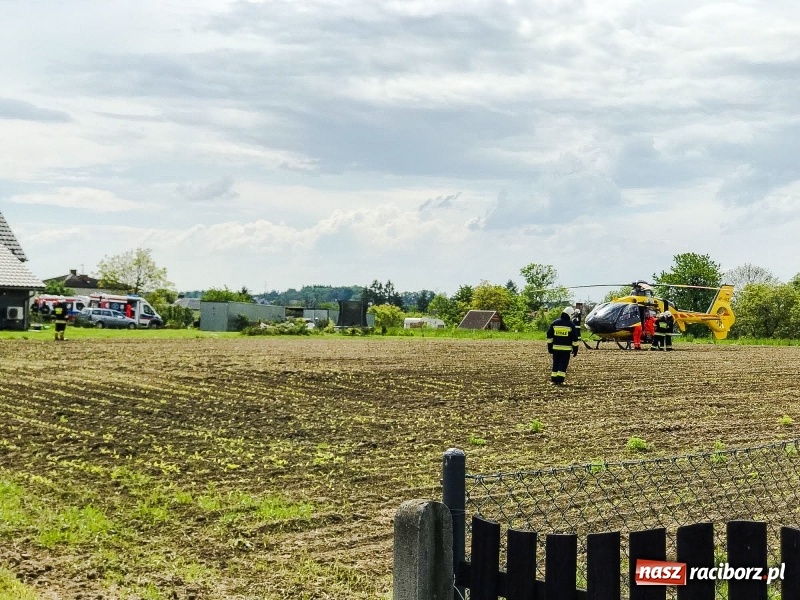 Zdjęcie w galerii na portalu naszraciborz.pl: Pięć osób poszkodowanych w pożarze w Łańcach. Użyli biopaliwa podczas grilla [FOTO i WIDEO]  wiadomości z regionu