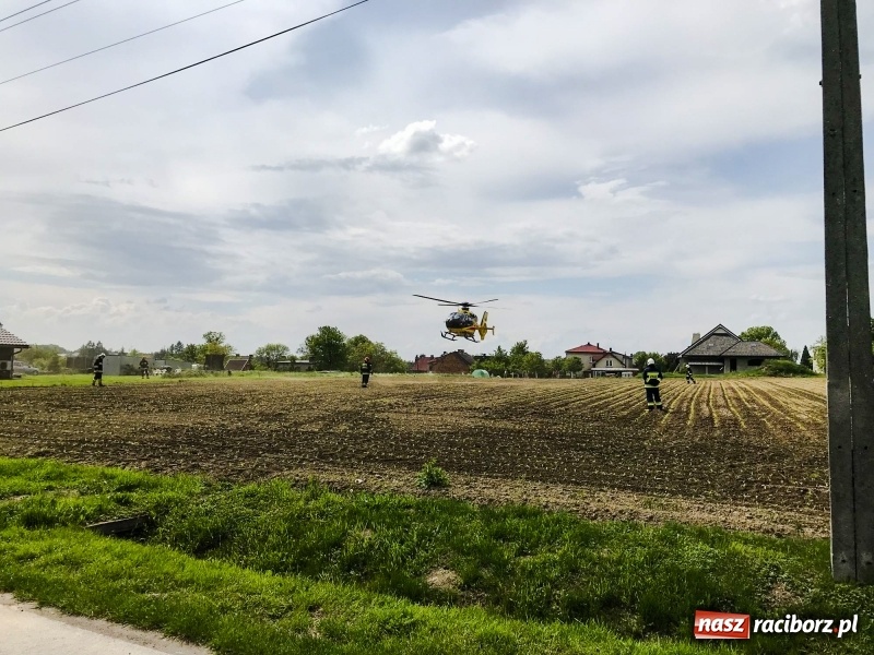Zdjęcie w galerii na portalu naszraciborz.pl: Pięć osób poszkodowanych w pożarze w Łańcach. Użyli biopaliwa podczas grilla [FOTO i WIDEO]  wiadomości z regionu