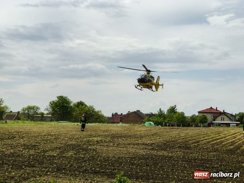 Zdjęcie w galerii na portalu naszraciborz.pl: Pięć osób poszkodowanych w pożarze w Łańcach. Użyli biopaliwa podczas grilla [FOTO i WIDEO]  wiadomości z regionu