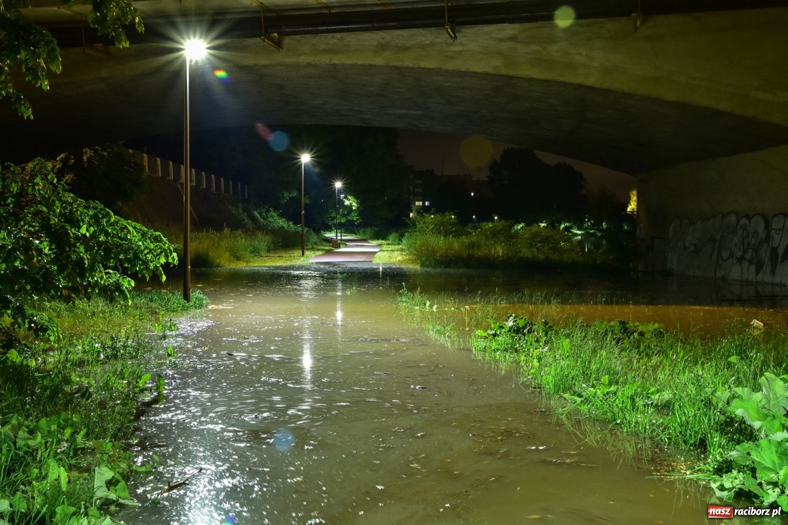 Zdjęcie w galerii na portalu naszraciborz.pl: Nocą kajakiem po wezbranej Odrze. Woda podnosiła się w oczach [FOTO] wiadomości z regionu