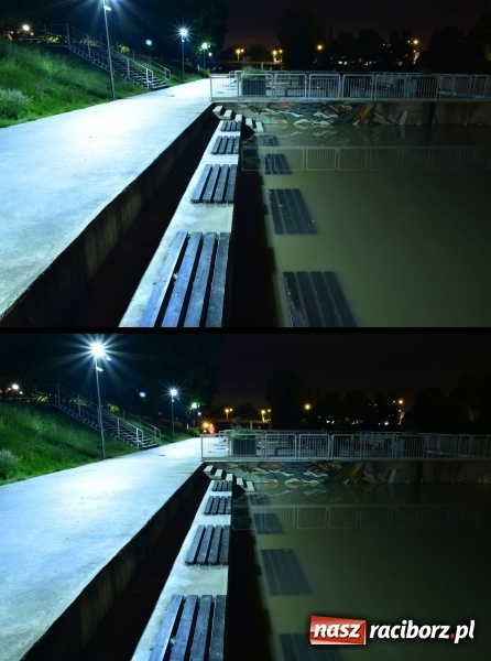 Zdjęcie w galerii na portalu naszraciborz.pl: Nocą kajakiem po wezbranej Odrze. Woda podnosiła się w oczach [FOTO] wiadomości z regionu