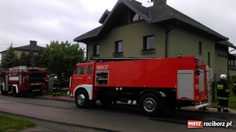 Zdjęcie w galerii na portalu naszraciborz.pl: Sześć zastępów strażaków w akcji w Łańcach  wiadomości z regionu