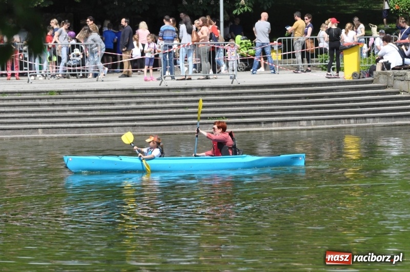 Zdjęcie w galerii na portalu naszraciborz.pl: Wiosłuj z nami. Piknik wodniacki w parku Roth [FOTO i WIDEO] wiadomości z regionu