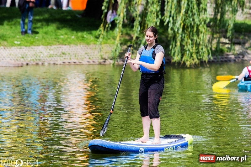 Zdjęcie w galerii na portalu naszraciborz.pl: Wiosłuj z nami. Piknik wodniacki w parku Roth [FOTO i WIDEO] wiadomości z regionu