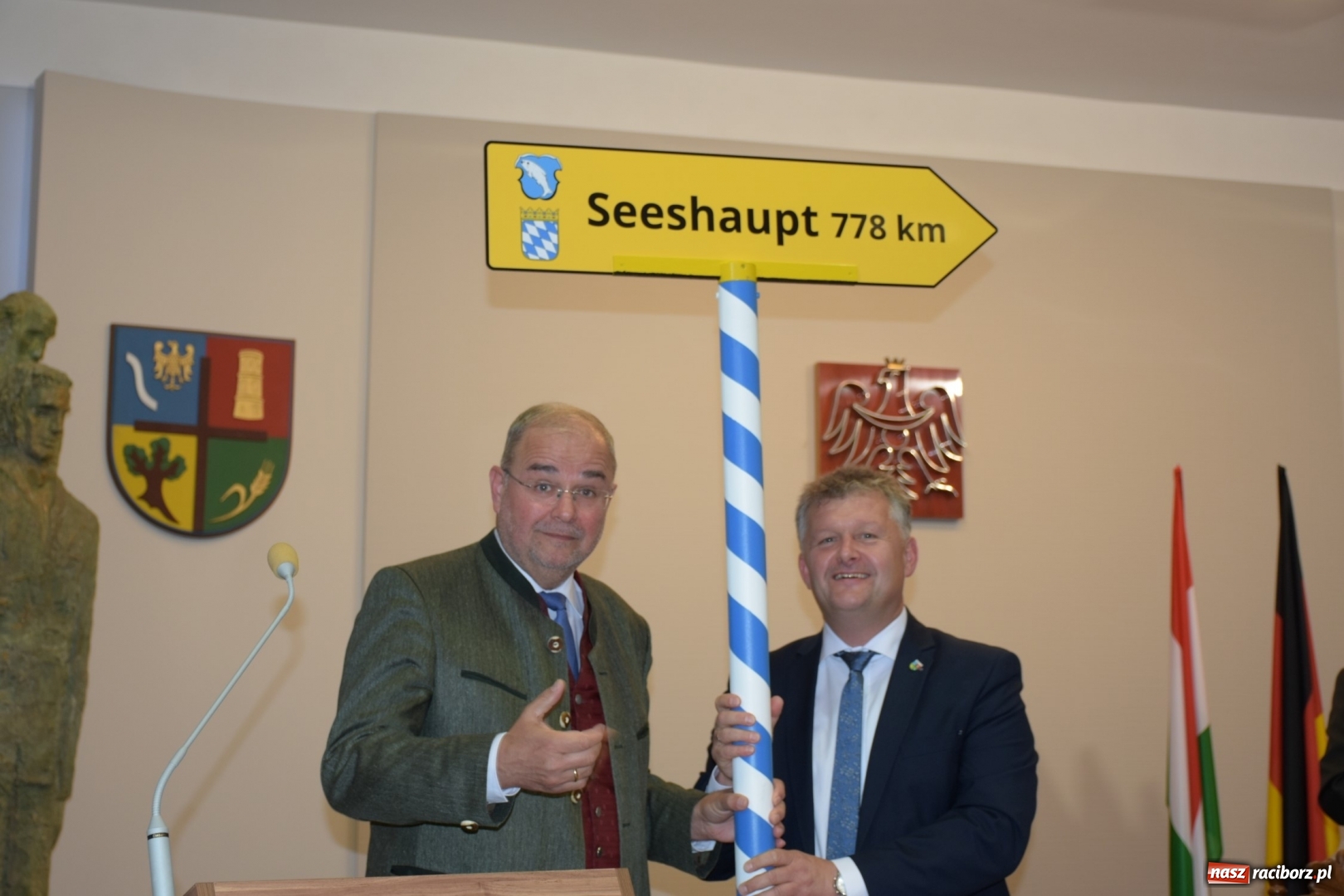 Zdjęcie w galerii na portalu naszraciborz.pl: Koncert majowy i jubileusz partnerskich gmin  wiadomości z regionu