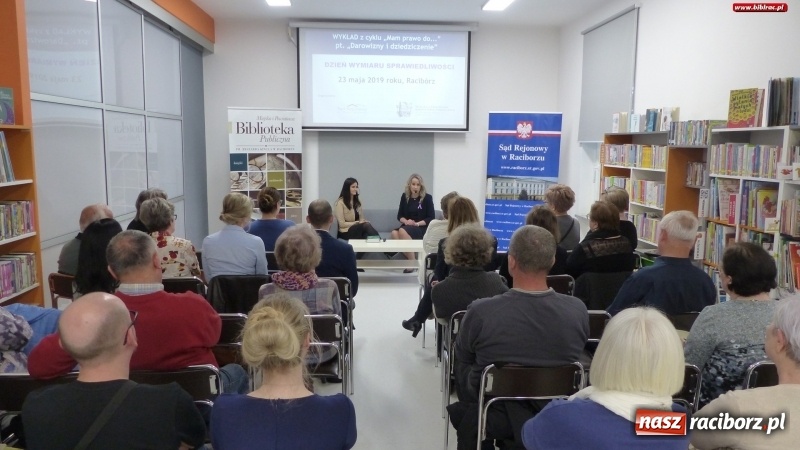 Zdjęcie w galerii na portalu naszraciborz.pl: Mam prawo do... Dziedziczenie i darowizny tematem wykładu w raciborskiej bibliotece wiadomości z regionu
