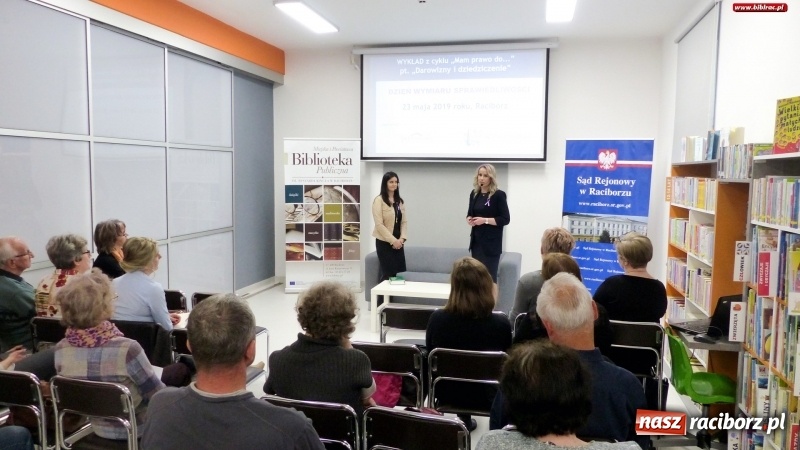 Zdjęcie w galerii na portalu naszraciborz.pl: Mam prawo do... Dziedziczenie i darowizny tematem wykładu w raciborskiej bibliotece wiadomości z regionu