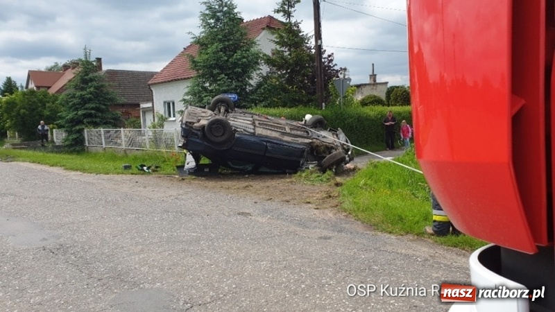 Zdjęcie w galerii na portalu naszraciborz.pl: Kierowca volvo przeszarżował w Turzu  wiadomości z regionu