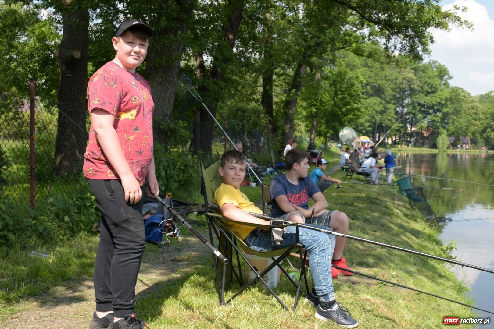 Zdjęcie w galerii na portalu naszraciborz.pl: Wędkarski Dzień Dziecka na Trzecioku  wiadomości z regionu