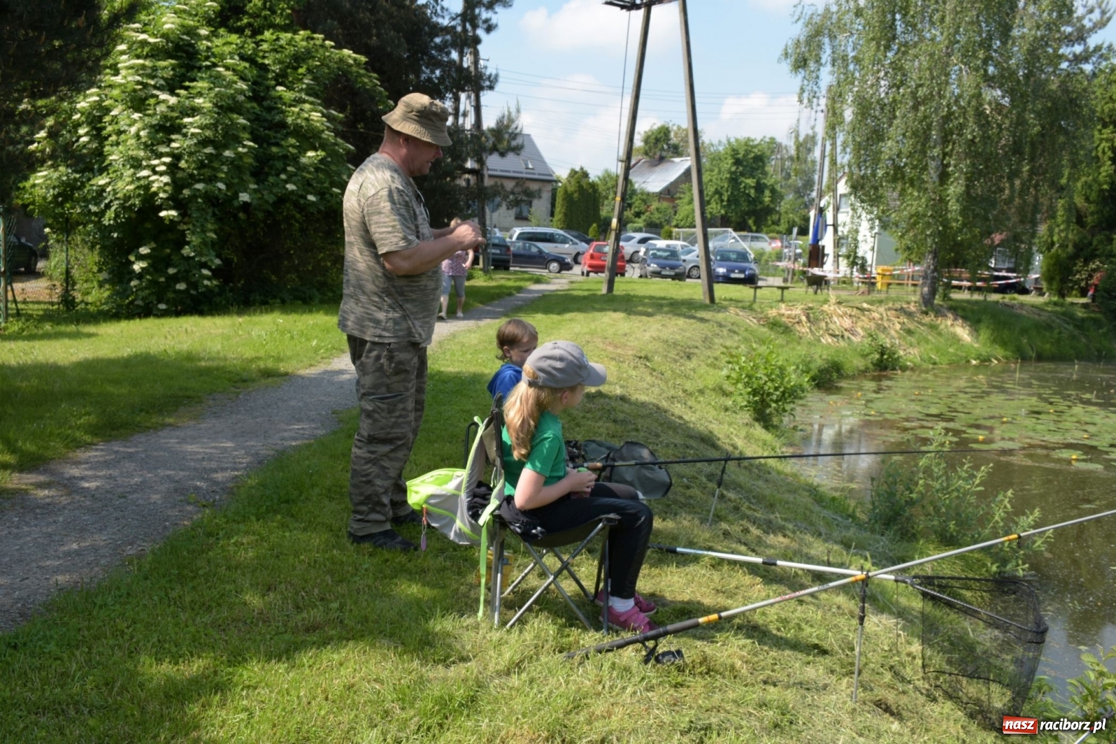 Zdjęcie w galerii na portalu naszraciborz.pl: Wędkarski Dzień Dziecka na Trzecioku  wiadomości z regionu