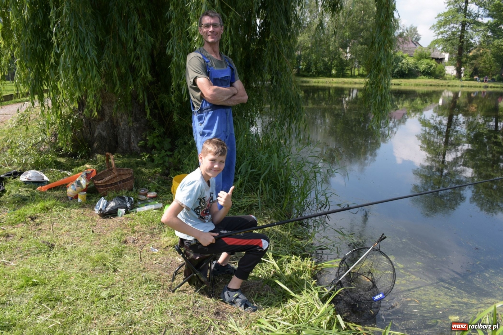 Zdjęcie w galerii na portalu naszraciborz.pl: Wędkarski Dzień Dziecka na Trzecioku  wiadomości z regionu