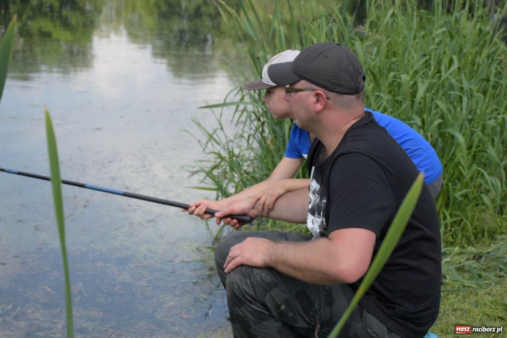 Zdjęcie w galerii na portalu naszraciborz.pl: Wędkarski Dzień Dziecka na Trzecioku  wiadomości z regionu