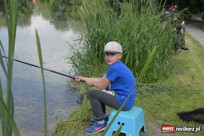 Zdjęcie w galerii na portalu naszraciborz.pl: Wędkarski Dzień Dziecka na Trzecioku  wiadomości z regionu