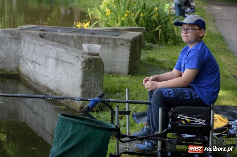 Zdjęcie w galerii na portalu naszraciborz.pl: Wędkarski Dzień Dziecka na Trzecioku  wiadomości z regionu