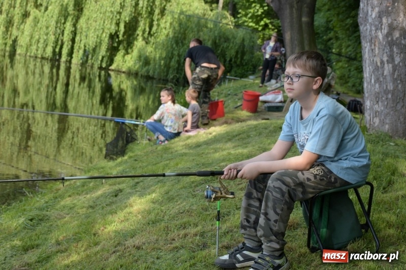 Zdjęcie w galerii na portalu naszraciborz.pl: Wędkarski Dzień Dziecka na Trzecioku  wiadomości z regionu