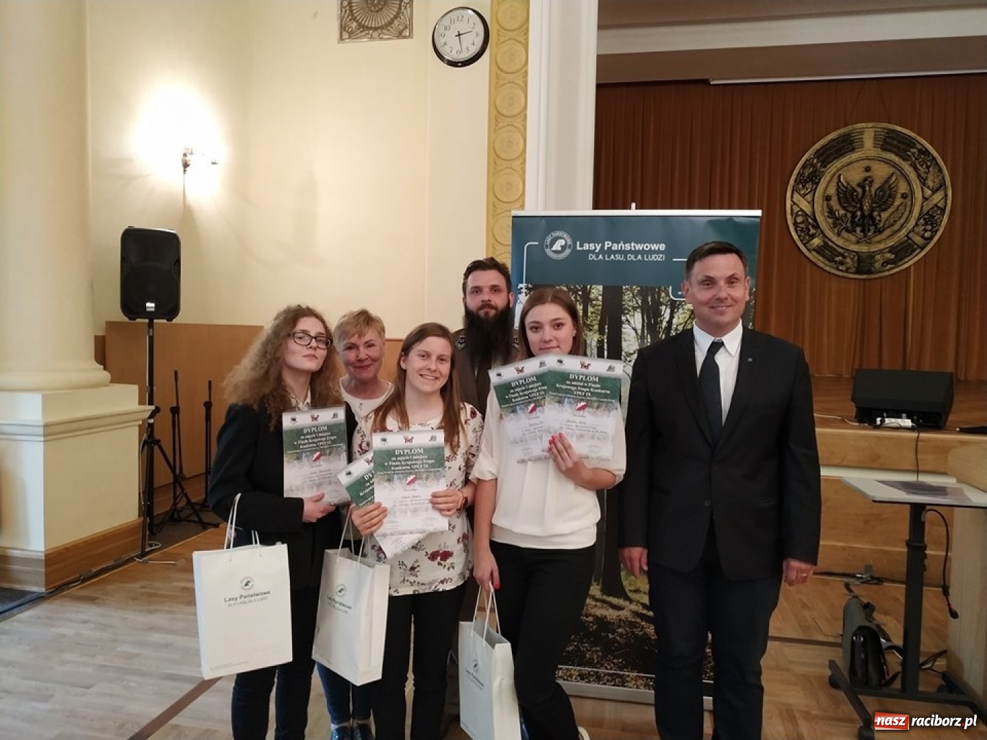 Zdjęcie w galerii na portalu naszraciborz.pl: Young People in European Forests. II LO znów najlepsze wiadomości z regionu