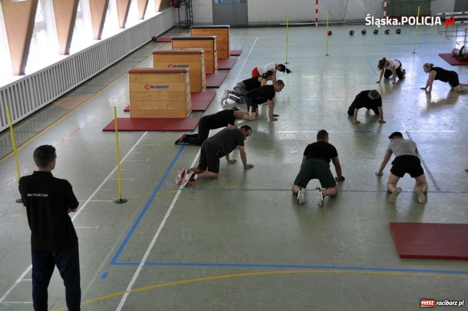 Zdjęcie w galerii na portalu naszraciborz.pl: Śląska policja pokazała pierwszy etap rekrutacji kandydatów do służby [wideo]  wiadomości z regionu