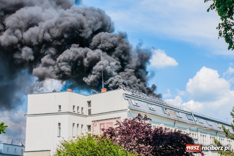 Zdjęcie w galerii na portalu naszraciborz.pl: Święty Marceli czuwał! Po pożarze dachu magistratu przyszedł czas na wnioski? wiadomości z regionu