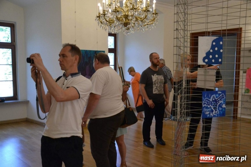 Zdjęcie w galerii na portalu naszraciborz.pl: Wernisaż wystawy spontaniczne ekspresje na zamku  wiadomości z regionu